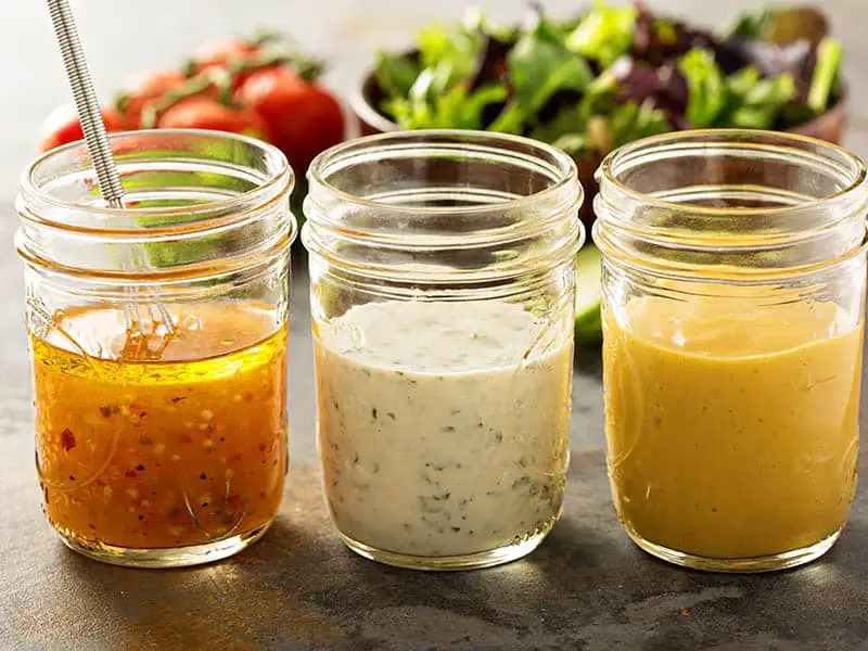 Salad Dressings Include Oil