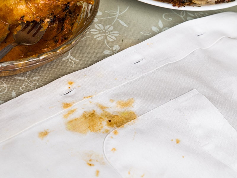 The Sooner You Tackle Curry Stains