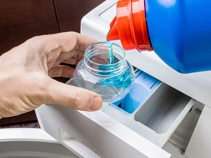 Washing Clothes With Liquid Laundry