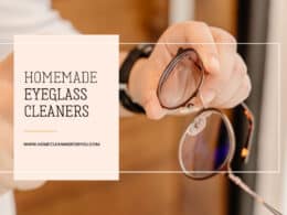 Homemade Eyeglass Cleaners